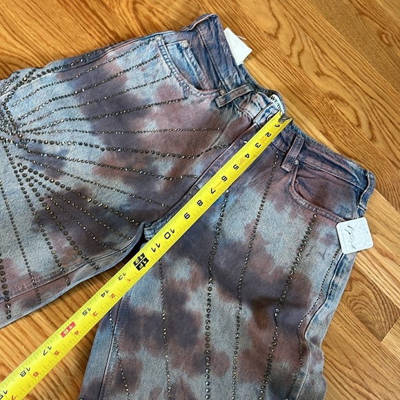 Free People Aurora Mid-Rise Straight Jeans Size 25 NWT - Picture 8 of 17